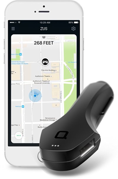 [$12 OFF] 3-Pack ZUS Smart Car Charger with Car Finder App