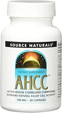 SOURCE NATURALS Ahcc 750 Mg Capsule, 30 Count