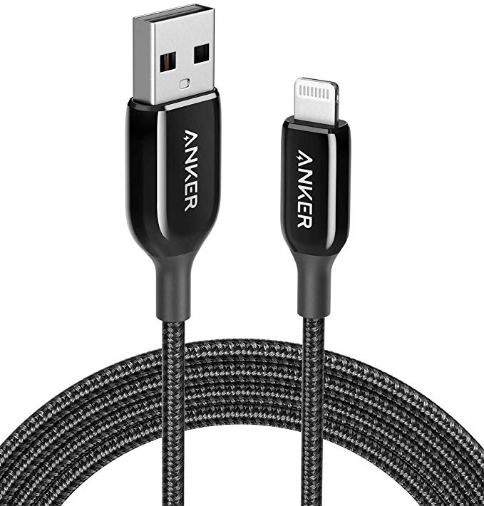 iPhone Charger Cable, Anker PowerLine  III Lightning to USB A Cable, (6ft MFi Certified), USB Charging/Sync Lightning Cord Compatible with iPhone 11 / Xs MAX/XR/X / 8/7 / AirPods, iPad and More