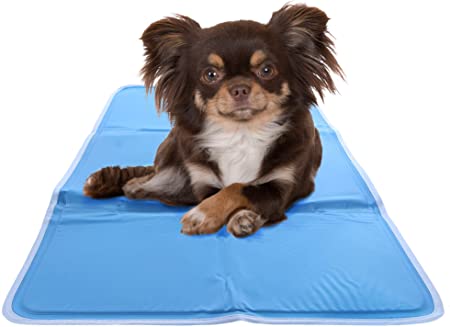 Chillz Cooling Mat For Dogs - Pressure Activated Gel Dog Cooling Mat - No Need to Freeze Or Refrigerate This Cool Pet Pad - Keep Your Pet Cool, Use Indoors, Outdoors or in the Car