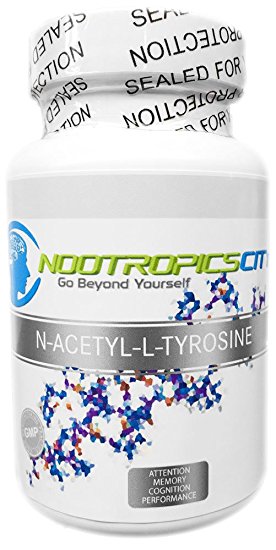 N-acetyl-l-tyrosine Nalt | Dopamine Precursor | 90 Capsules | 700 Mg