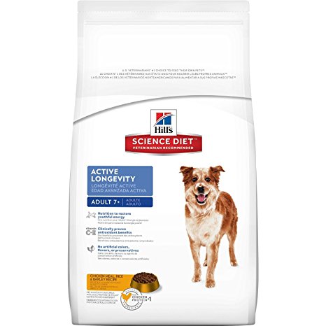 Hill’s Science Diet Adult 7  Active Longevity Chicken Meal, Rice & Barley Dry Dog Food