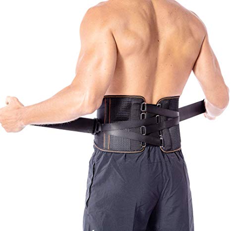 Back Braces for Lower Back Pain with Pulley System for Women and Men - Lumbar Support Belt for Herniated Disc, Sciatica, Scoliosis, Spinal Stenosis - Adjustable Straps and Breathable Mesh (M)