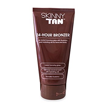 Skinny Tan 24-Hour Bronzer - No Orange, No Streak, Cellulite Reduction Lotion All Skin Types