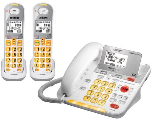 Uniden D3098 Corded - Cordless 1.9GHz DECT 6.0 Combo Telephone   1 DCX309 Cordless Handset (Amplified)