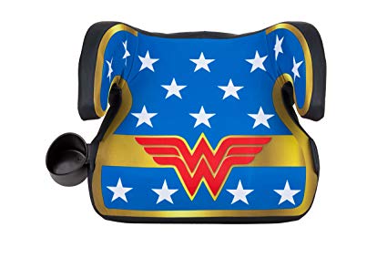 KidsEmbrace Wonder Woman Booster Car Seat, DC Comics Youth Backless Seat, Blue, 4801WWM