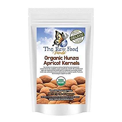 Organic Raw Apricot Kernels, 16oz