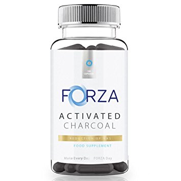 FORZA Health Activated Charcoal Capsules - Reduce Bloating With Activated Charcoal Tablets - 100 Capsules