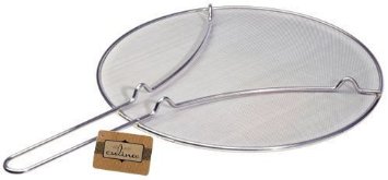 Culina 13 Splatter Screen Stainless Steel Fine Mesh Resting Feet