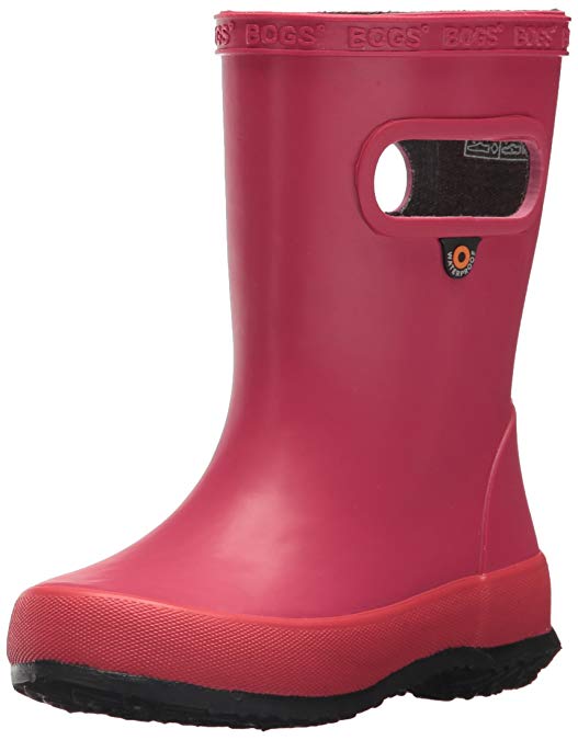 Bogs Kids' Skipper Waterproof Rubber Boys and Girls Rain Boot