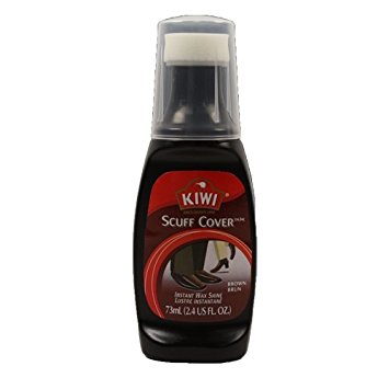 Kiwi Scuff Cover, Instant Wax Shine, Brown, 2.4 oz