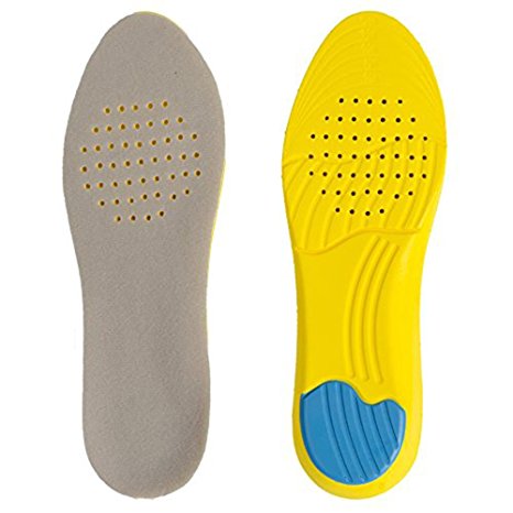 Eagle One pair Super Memory Foam Orthotic Arch Insert Insoles Cushion Sport Support Shoe Pads (M (6~9 US Standard)Women)