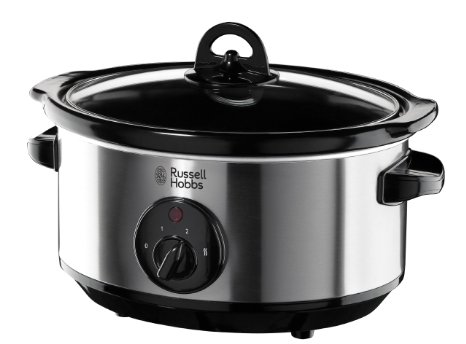 Russell Hobbs 19790 Slow Cooker, 3.5 L - Stainless Steel Silver