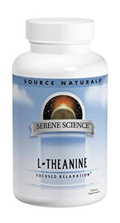 Source Naturals Serene Science L-Theanine 200mg Anti-Anxiety Supplement - 120 Capsules