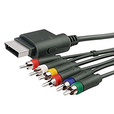 Zettaguard Video & RCA Stereo AV Cable Compatible with Xbox 360