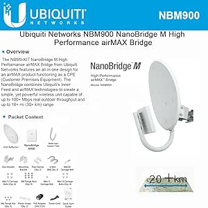 Ubiquiti NanoBridge M Wireless Bridge (NBM9)