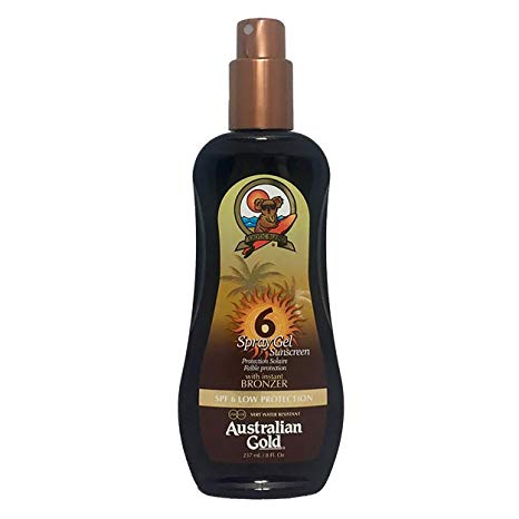 Australian Gold SPF 6 Spray Gel with Instant Bronzer 237 ml