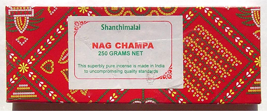 Incense Shanthimalai Nag Champa - 250 Gram Red Box Boxes