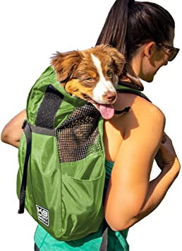 K9 Sport Sack Trainer | Dog Carrier Dog Backpack for Small and Medium Pets | Front Facing Adjustable Dog Backpack Carrier | Veterinarian Approved