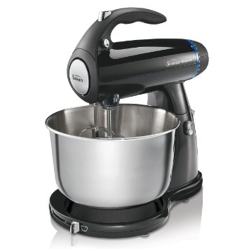 Sunbeam 2594 350-Watt MixMaster Stand Mixer with Dough Hooks and Beaters Black