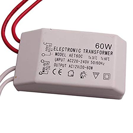 60W Electronic Transformer For Low Voltage 12V Lamp Bead Blub 220-240v