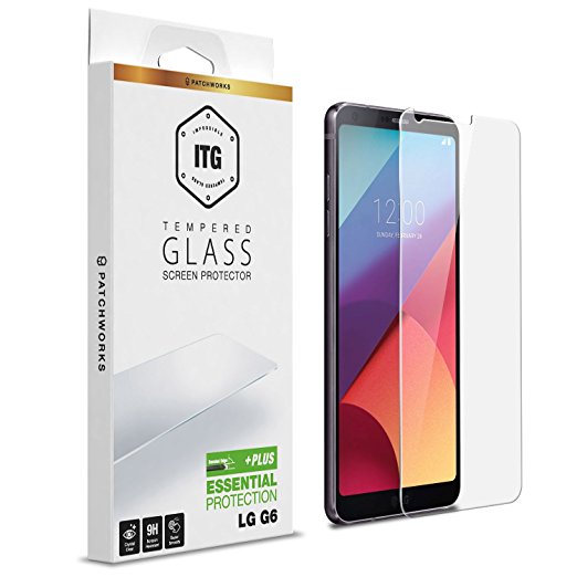 Patchworks ITG PLUS for LG G6 - "Made in Japan" Asahi Glass, Finished in Korea, Impossible Tempered Glass Screen Protector