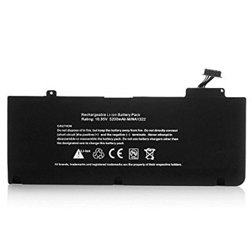 TGF® NEW Replacement Battery for Apple MacbookPro 13-Inch Unibody A1322 A1278 (2009 2010 2011 Version) MacBook Pro 13" MB990LL/A- 12 Months Warranty