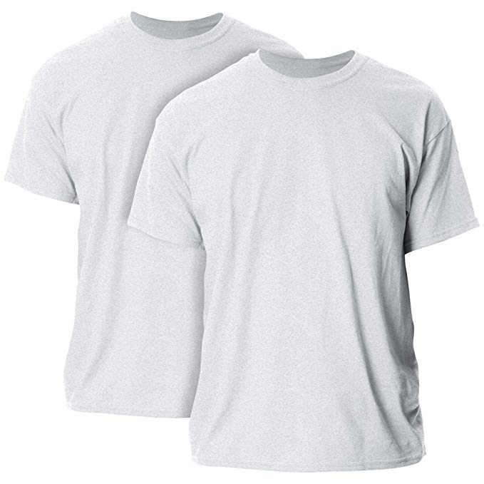 Gildan Men's Heavy Cotton Adult T-Shirt, 2-Pack