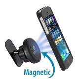 WizGear Universal Stick on Dashboard Magnetic Car Mount Holder for Cell Phones and Mini Tablets