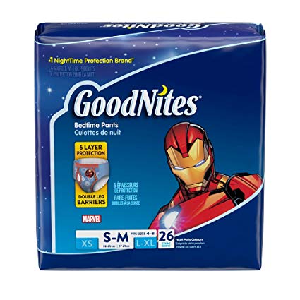 Goodnites Underwear - Boy - Small/Medium - 26 ct