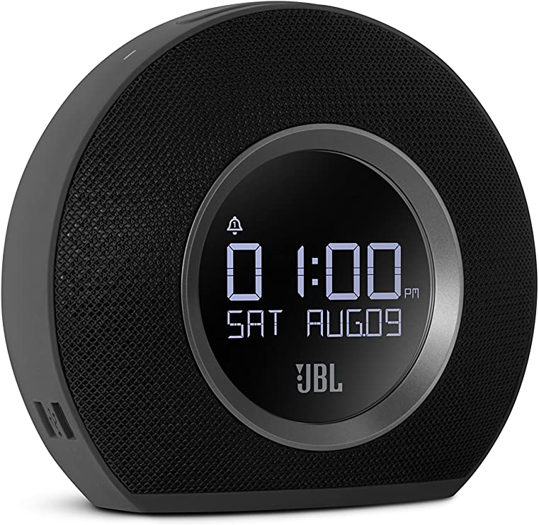 JBL Horizon - Bluetooth Clock Radio with USB Charging and Ambient Light - Black