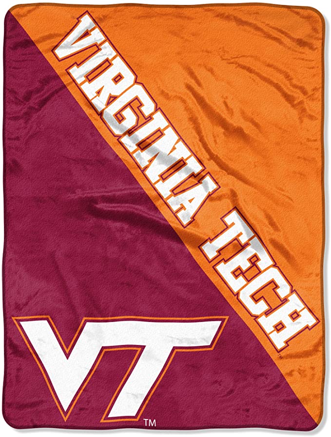 Officially Licensed NCAA "Halftone" Micro Raschel Throw Blanket, 46" x 60", Multi Color