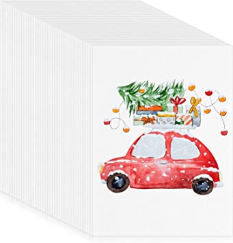 100 Pcs Blank Watercolor Paper Card 5 x 7 Inch Watercolor Paper 140 lb Heavyweight Paper Christmas Card White Drawing Painting Art Paper for Children Students Kids Artists