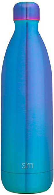 Simple Modern 34 Ounce Wave Water Bottle - Stainless Steel Liter Double Wall Vacuum Insulated Leakproof -Prism