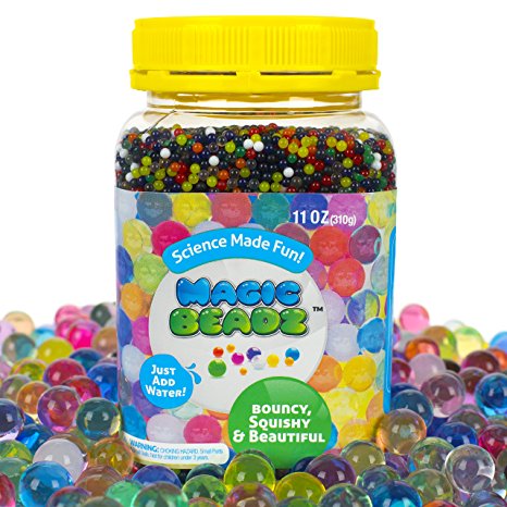 Magic Beadz - Jelly Water Beads Grow Many Times Original Size - Fun for All Ages - Large Size - Over 30,000 Beads