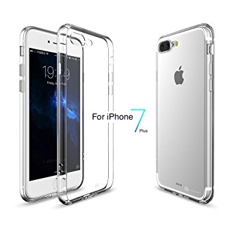 Apple iPhone 7 Plus (2016) Clear Case, Case Army Scratch-Resistant Slim Case Soft TPU for Apple iPhone 7  [5.5] Soft Sides TPU Bumper Silicone Rubber Cover (Limited (iPhone 7  Case)