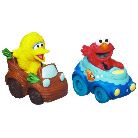 Sesame Street Elmo and Big Bird Playskool Racers
