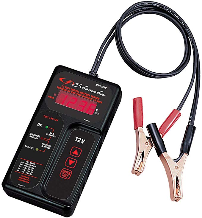 Schumacher BTF-250 12V Handheld Digital Battery Tester