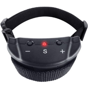 New Model Vastar Dog No Bark Collar Electric Anti Bark Shock Control with 7 Levels Button Adjustable Sensitivity Control Stimulation of No Harm Warning Beep and Vibration for 15-120 Pounds Dogs