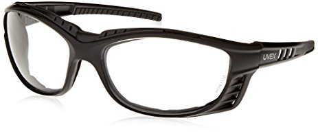 UVEX by Honeywell S2600XP Uvex Livewire Sealed Safety Eyewear with Matte Black Frame, Clear Lens Tint, UV Extreme  and Anti-Fog Lens Coating