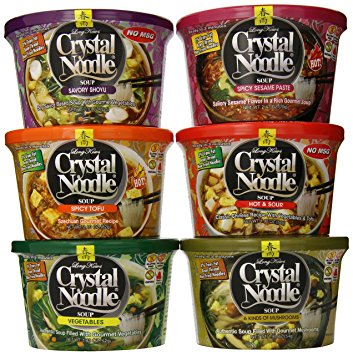 Crystal Noodle Soup, Variety Pack, 6 Count