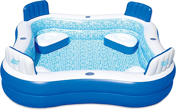 Blue Wave NT6126 88-in x 26-in Deep Premier Family Inflatable Pool w/Cover