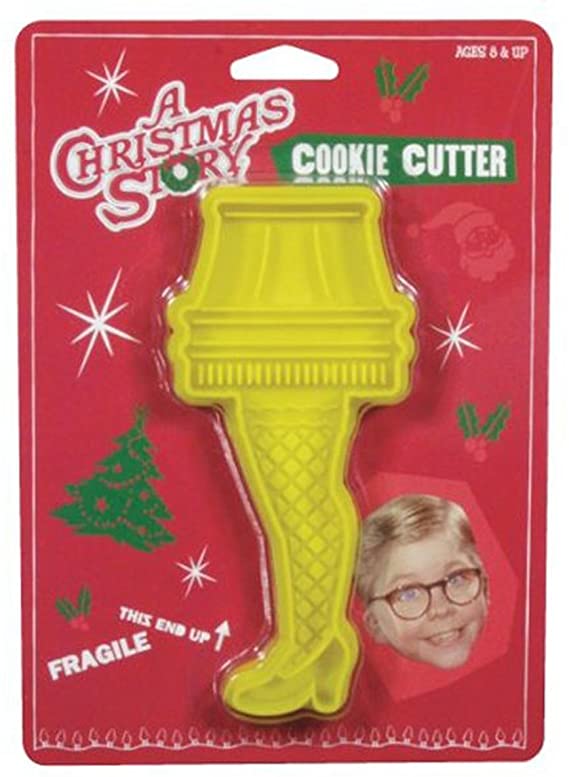 ICUP A Christmas Story Yellow Leg Lamp Plastic Cookie Cutter