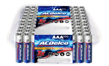 ACDelco AAA Super Alkaline Batteries 100-Count