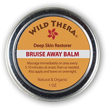 Bruise Away Balm. Fast Acting, Penetrating, Natural First Aid Rub. Soothes agitated, injured, blotched, sensitive skin to recover natural color, tone, texture, suppleness and well-being.