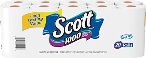 KIMBERLY-CLARK PROFESSIONAL SCOTT 1000 Bathroom Tissue KCC 20032CT