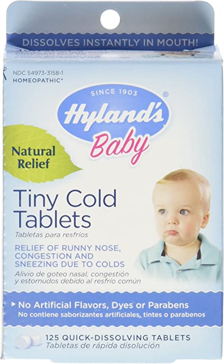 Hyland's Baby Homeopathic Tiny Cold Tablets