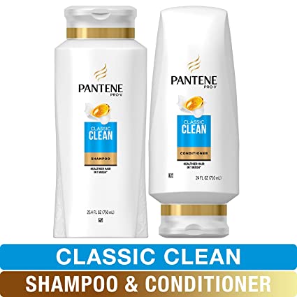 Pantene, Shampoo and Sulfate Free Conditioner Kit, Pro-V Classic Clean, 49.4 fl oz