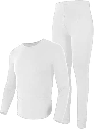 Glory Max Men Thermal Long Johns Underwear Top & Bottom Set Ultra Soft Microfiber Fleece