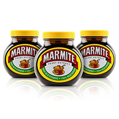 Marmite Yeast Extract Paste in a Glass Jar 500 g (Pack of 3)